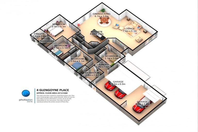 Photo of property in 4 Glengoyne Place, Rototuna, Hamilton, 3210