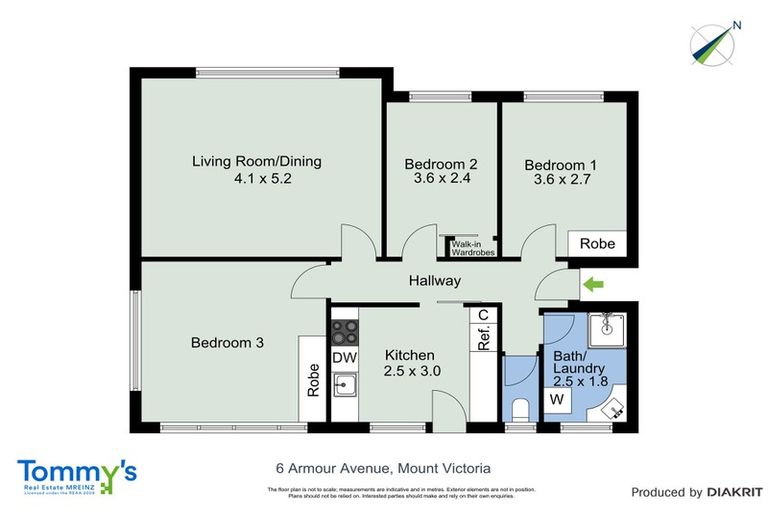 Photo of property in 2/6 Armour Avenue, Mount Victoria, Wellington, 6011