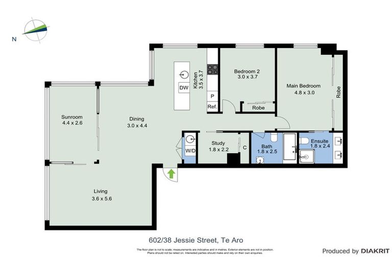 Photo of property in Il Casino Apartments, 602/38 Jessie Street, Te Aro, Wellington, 6011