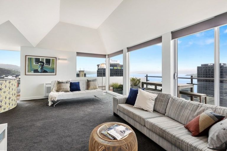 Photo of property in Jellicoe Towers, 191 The Terrace, Wellington Central, Wellington, 6011