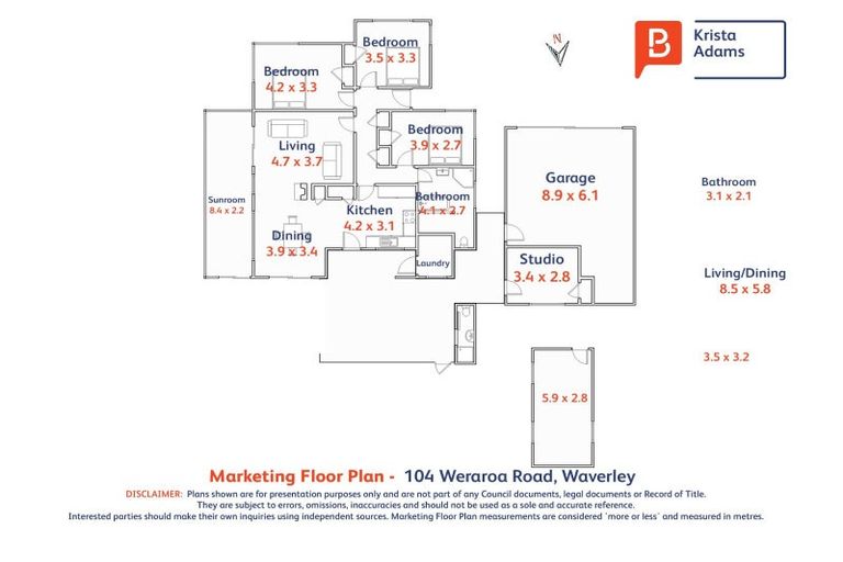 Photo of property in 104 Weraroa Road, Waverley, 4510