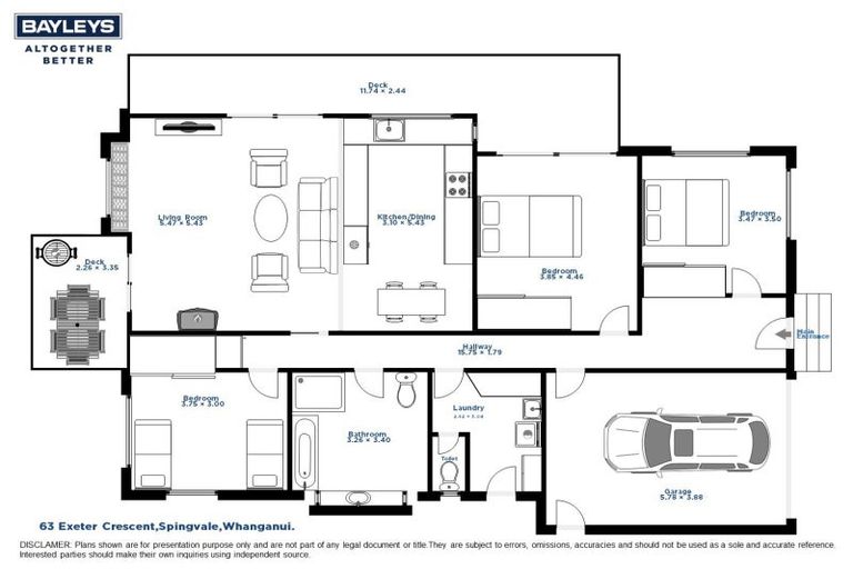 Photo of property in 63 Exeter Crescent, Springvale, Whanganui, 4501