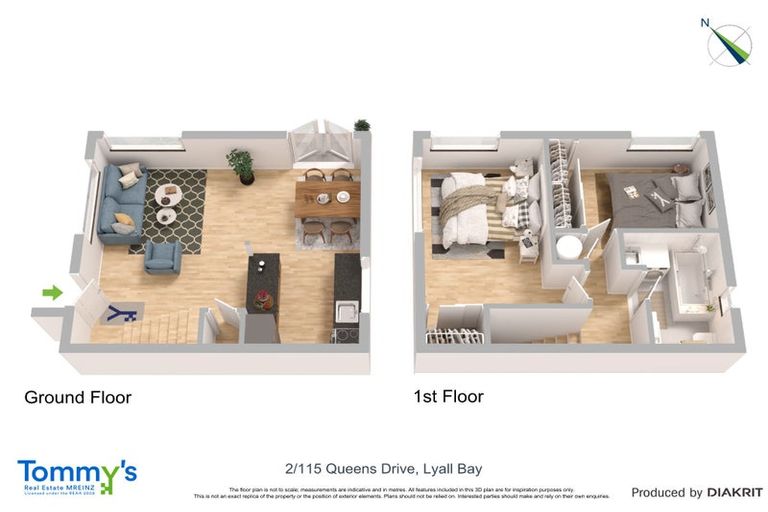 Photo of property in 2/115 Queens Drive, Lyall Bay, Wellington, 6022