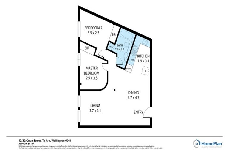 Photo of property in Columbia Apartments, 12/32 Cuba Street, Te Aro, Wellington, 6011