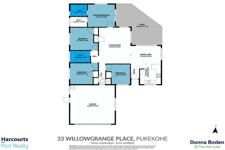 Photo of property in 33 Willowgrange Place, Pukekohe, 2120
