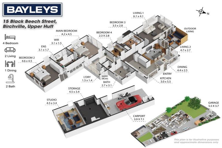 Photo of property in 15 Black Beech Street, Birchville, Upper Hutt, 5018
