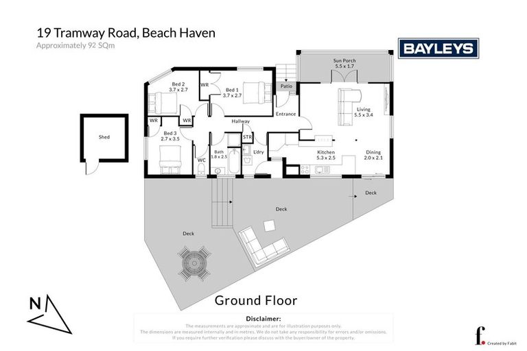 Photo of property in 1/19 Tramway Road, Beach Haven, Auckland, 0626