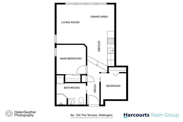 Photo of property in Terrace Garden Apartments, 10a/120 The Terrace, Wellington Central, Wellington, 6011