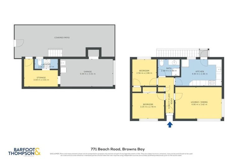 Photo of property in 1/771 Beach Road, Browns Bay, Auckland, 0630