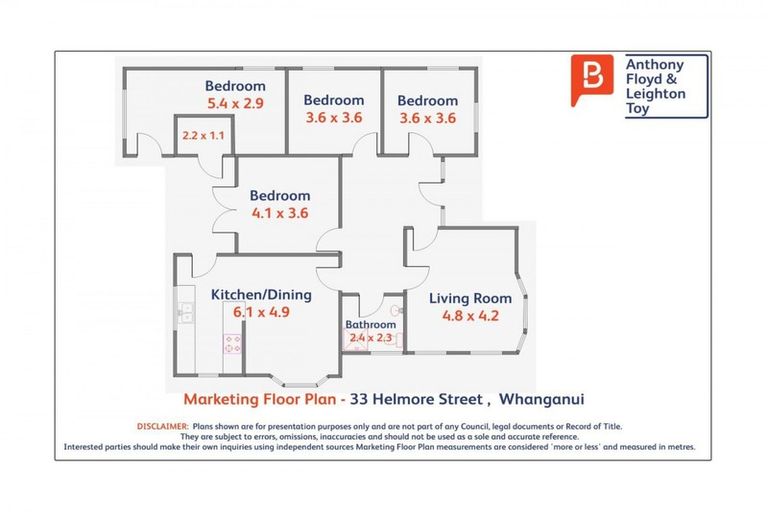 Photo of property in 33 Helmore Street, Whanganui East, Whanganui, 4500