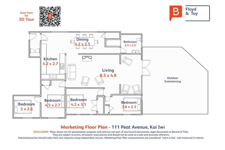 Photo of property in 111 Peat Avenue, Kai Iwi, Whanganui, 4574