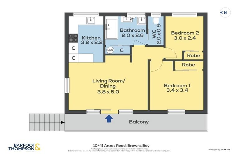 Photo of property in 10/41 Anzac Road, Browns Bay, Auckland, 0630