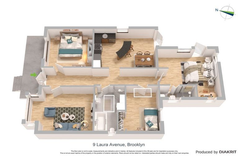 Photo of property in 9 Laura Avenue, Brooklyn, Wellington, 6021