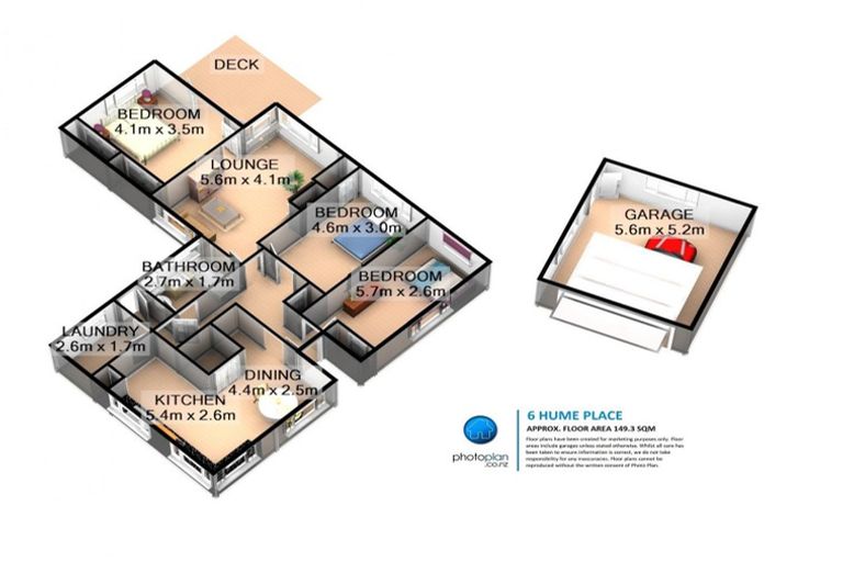 Photo of property in 6 Hume Place, Fairfield, Hamilton, 3214