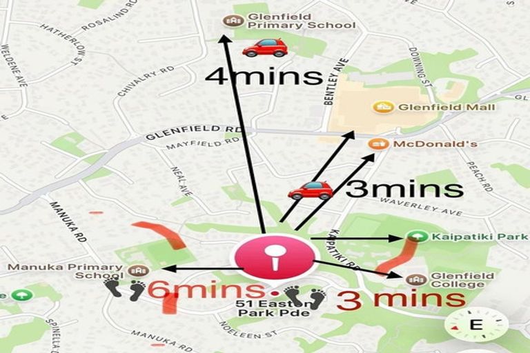 Photo of property in 51 Easton Park Parade, Glenfield, Auckland, 0629