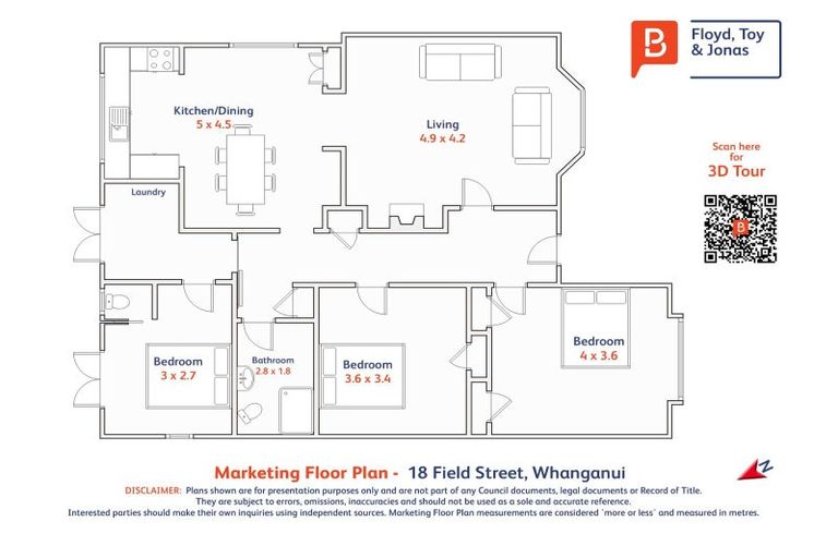 Photo of property in 18 Field Street, Aramoho, Whanganui, 4500