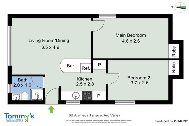 Photo of property in 8 Alameda Terrace, Aro Valley, Wellington, 6021