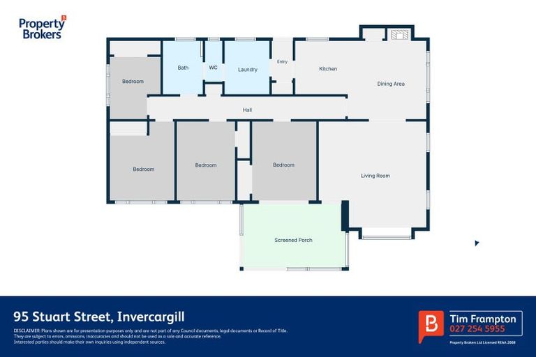 Photo of property in 95 Stuart Street, Hawthorndale, Invercargill, 9810