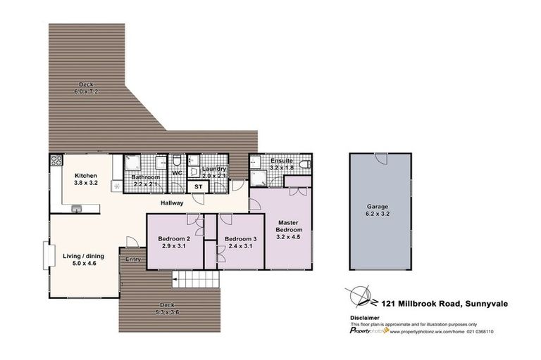 Photo of property in 121 Millbrook Road, Sunnyvale, Auckland, 0612