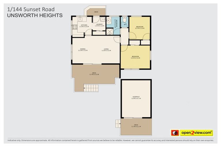 Photo of property in 1/144 Sunset Road, Unsworth Heights, Auckland, 0632