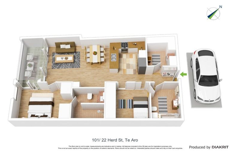 Photo of property in Chaffers Dock, 101/22 Herd Street, Te Aro, Wellington, 6011