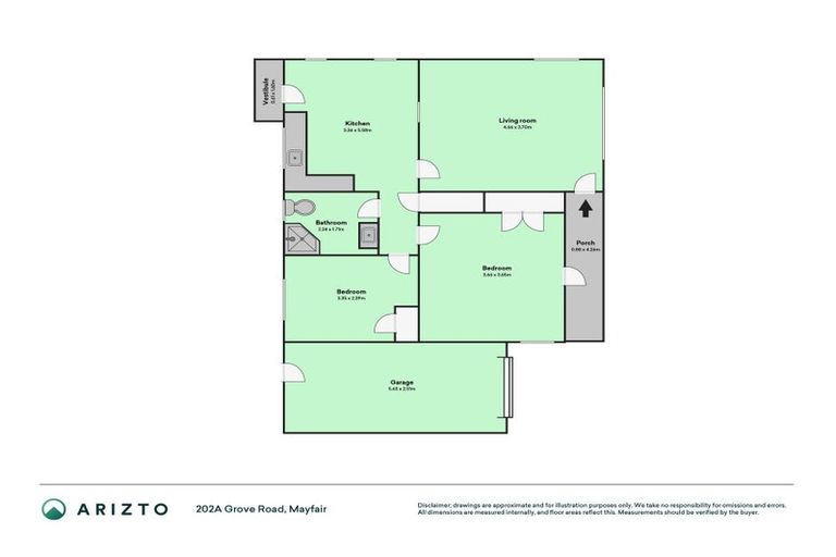 Photo of property in 202a Grove Road, Mayfair, Hastings, 4122