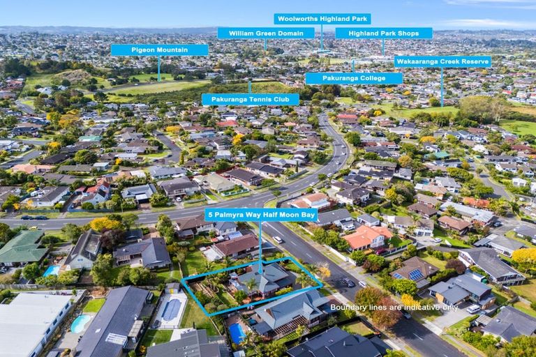 Photo of property in 5 Palmyra Way, Half Moon Bay, Auckland, 2012