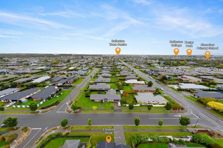 Photo of property in 3 Granite Drive, Rolleston, 7614