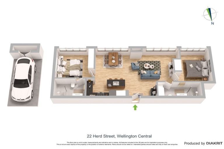 Photo of property in Chaffers Dock, 405/22 Herd Street, Te Aro, Wellington, 6011