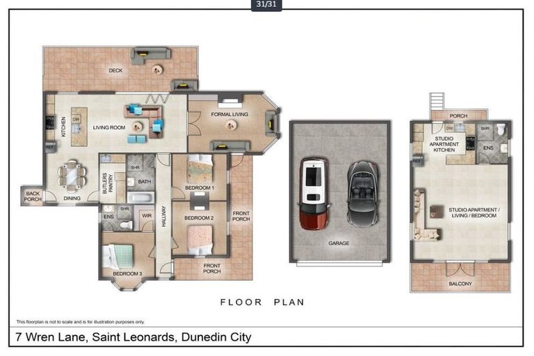 Photo of property in 7 Wren Lane, Saint Leonards, Dunedin, 9022