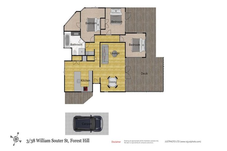 Photo of property in 3/38 William Souter Street, Forrest Hill, Auckland, 0620