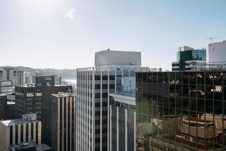 Photo of property in Terrace Garden Apartments, 13d/120 The Terrace, Wellington Central, Wellington, 6011