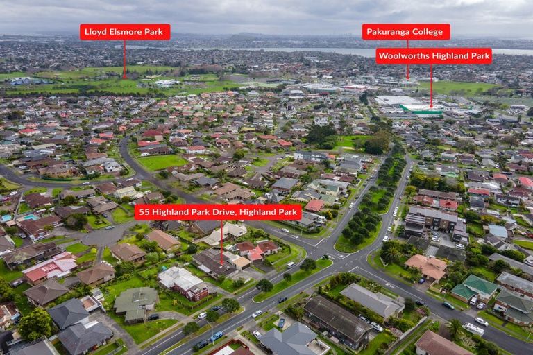 Photo of property in 55 Highland Park Drive, Highland Park, Auckland, 2010