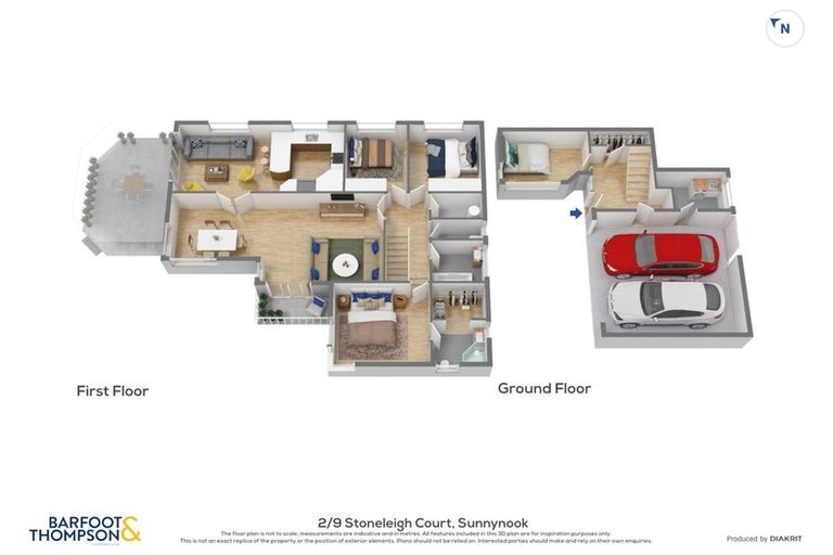 Photo of property in 2/9 Stoneleigh Court, Sunnynook, Auckland, 0632