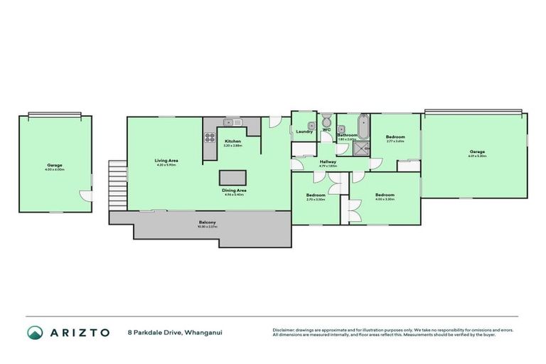 Photo of property in 8 Parkdale Drive, Aramoho, Whanganui, 4500