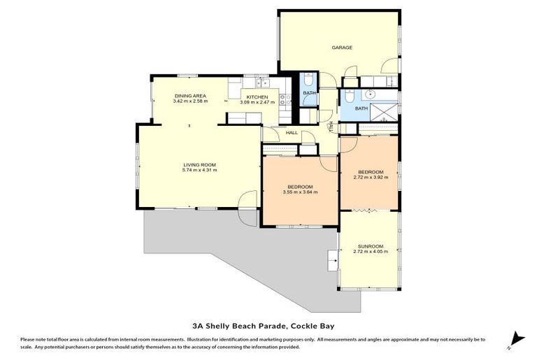 Photo of property in 3a Shelly Beach Parade, Cockle Bay, Auckland, 2014