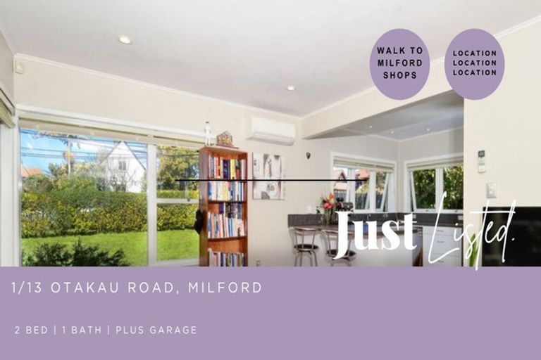 Photo of property in 1/13 Otakau Road, Milford, Auckland, 0620