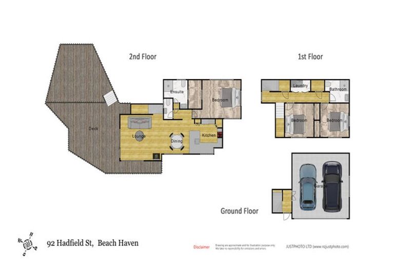 Photo of property in 92 Hadfield Street, Beach Haven, Auckland, 0626