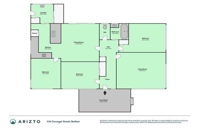 Photo of property in 1/14 Donegal Street, Belfast, Christchurch, 8051