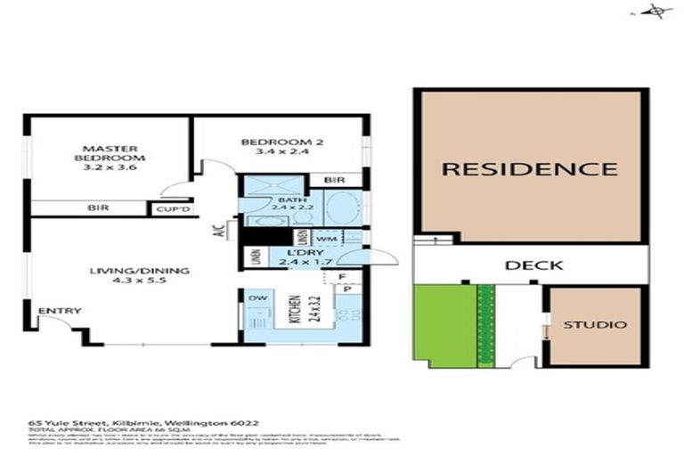 Photo of property in 1/65 Yule Street, Kilbirnie, Wellington, 6022