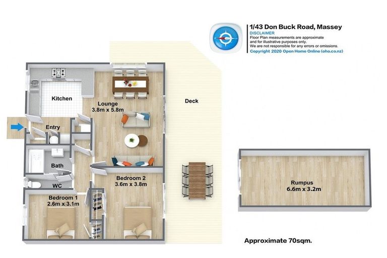 Photo of property in 1/43 Don Buck Road, Massey, Auckland, 0614