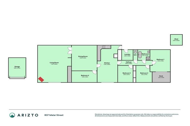 Photo of property in 807 Matai Street, Raureka, Hastings, 4120