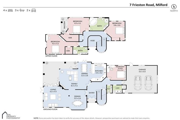 Photo of property in 7 Frieston Road, Milford, Auckland, 0620