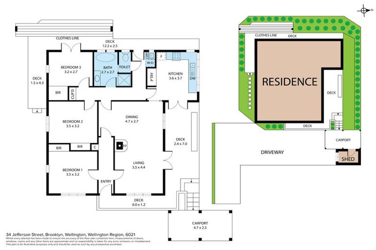 Photo of property in 34 Jefferson Street, Brooklyn, Wellington, 6021