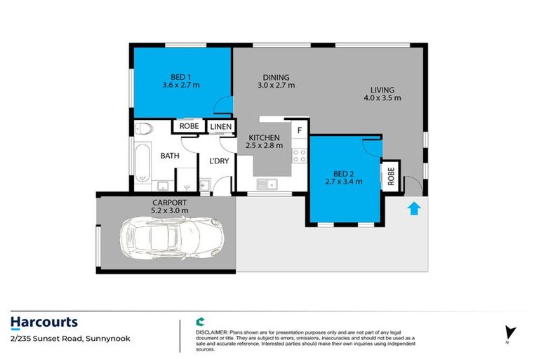 Photo of property in 2/235 Sunset Road, Sunnynook, Auckland, 0632