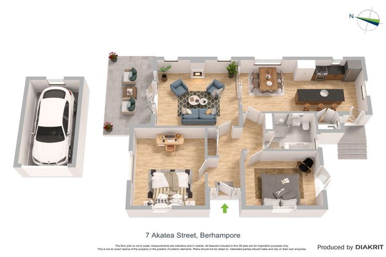 Photo of property in 7 Akatea Street, Berhampore, Wellington, 6023