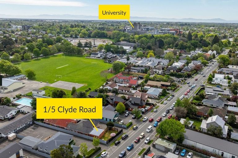 Photo of property in 1/5 Clyde Road, Upper Riccarton, Christchurch, 8041
