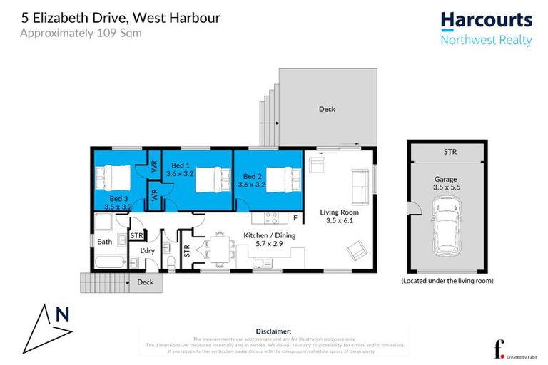 Photo of property in 5 Elizabeth Drive, West Harbour, Auckland, 0618