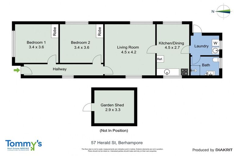 Photo of property in 57 Herald Street, Berhampore, Wellington, 6023