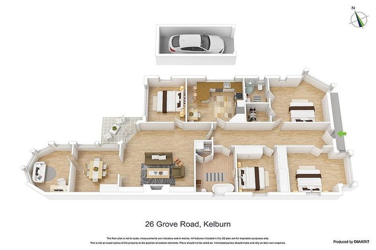 Photo of property in 26 Grove Road, Kelburn, Wellington, 6012